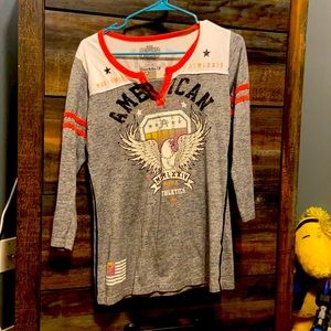 American fighter quarter sleeve